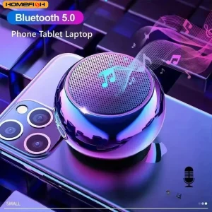 רמקול Bluetooth אלחוטי רמקול נייד קטן מתכת סטריאו כבד סראונד סאב חיצוני מיני בלוטי רמקול קטן