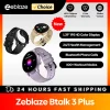 שעון חכם Zeblaze Btalk 3 Plus חדש עם שיחת קול, תצוגת HD צבעונית גדולה בגודל 1.39 אינץ', מעקב אחר כושר גופני לגברים ונשים