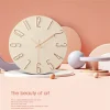 שעון קיר מופעל באמצעות סוללה 12 אינץ 'שעון קטן שעון אנלוגי מתאים לבית, משרד, חדר שינה, מטבח, כיתה ובית ספר