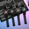 שעונים דיגיטליים LED לגברים עם תאורה, אופנתיים, ספורטיביים, עמידים במים, לגברים, ילדים ונוער, תאריך, צבאיים, שעון צבאי, רלוגיו מסקולינו